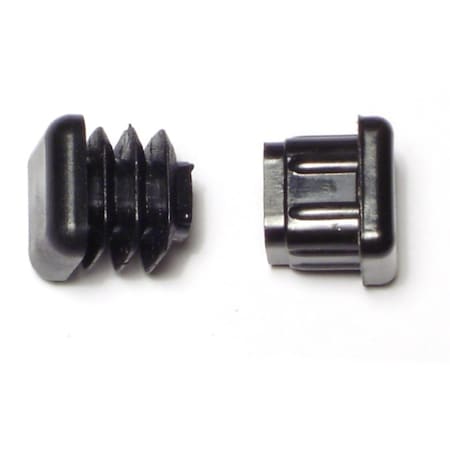 Midwest Fastener 5/8" x 15/32" Black Plastic Furniture Tips 10PK 66281